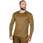 Лонгслів тактичний польовий чоловіча футболка з довгим рукавом для силових структур Camotec 7103 M Койот TR_7103 (M) - зображення 3