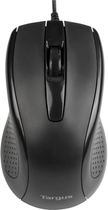 Миша Targus Optical Antimicrobial Wired Mouse Black (AMU81AMGL) - зображення 1