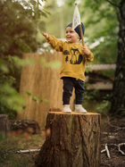 Дитячий світшот для хлопчика Pinokio Secret Forest 92 см Жовтий (5901033253041) - зображення 3