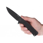 Ніж складний ANV Knives Z100 (DLC Liner lock G10 Plain edge) Black (ANVZ100-021) - зображення 5
