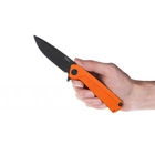 Ніж складний ANV Knives Z100 (DLC Liner lock G10 Plain edge) Orange (ANVZ100-035) - изображение 6