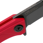 Ніж складний ANV Knives Z100 (DLC Liner lock G10 Plain edge) Red (ANVZ100-025) - зображення 7