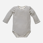 Дитячий боді-комбінезон Pinokio Happy Day Longsleeve Bodysuit Stripped 86 см Білий/Чорний (5901033218248) - зображення 4