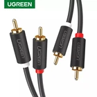 Кабель аудіо Ugreen AV104 2RCA to 2RCA Чорний (30747)