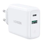 Зарядний пристрій 36w Ugreen CD170 PD3.0 Type-C/USB Білий (60468)