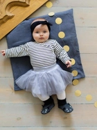 Spódniczka dziecięca dla dziewczynki tiulowa Pinokio Happy Day 86 cm Szara (5901033220180) - obraz 1