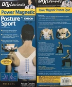 Магнітний коректор постави Power Magnetic Posture Sport білий (114141KRO03957) CLS55 - зображення 2