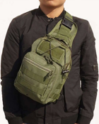 Тактична Чоловіча сумка через плече Слінг M02G 6л. Барсетка Міська Військова Сумка Штурмова Армійська M02G - зображення 2