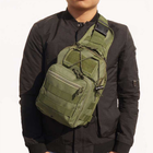 Тактична Чоловіча сумка через плече Слінг M02G 6л. Барсетка Міська Військова Сумка Штурмова Армійська M02G - зображення 6
