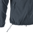 Кофта флисовая Helikon-Tex Alpha Hoodie Jacket Grid Fleece Shadow Grey S - изображение 8