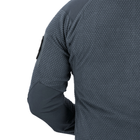 Кофта флисовая Helikon-Tex Alpha Hoodie Jacket Grid Fleece Shadow Grey S - изображение 9