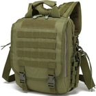 Рюкзак тактический Рюкзак тактический Eagle M10G Green 20 л. штурмовой, военный, мужская сумка. - изображение 9