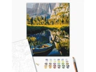 Картина по номерам Лодка среди гор, Brushme (40х50 см), BS53783