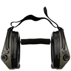 Активні тактичні навушники Sordin Supreme Pro-X Green із заднім тримачем, Зелені - зображення 5