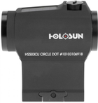 Коллиматорный прицел закрытый Holosun Micro HS503CU 2 MOA IP67 - изображение 2