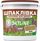 Шпаклевка для Дерева готовая к применению акриловая SkyLine Wood Бук 14 кг (42469456_rozetka)