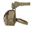 Тактическая сумка на бедро, на ногу, мужская, армейская Олива D3-0005-B1 - изображение 3