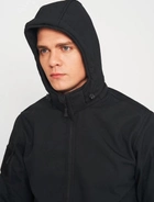 Тактична куртка Kodor Soft Shell КCS 7222 Чорний 2ХL - зображення 4