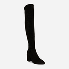 Muszkieterki damskie zamszowe na słupku za kolano Steve Madden Graphite Boot SM11001164-039 37 23 cm Czarne (8720236126757) - obraz 2