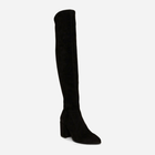 Muszkieterki damskie zamszowe na słupku za kolano Steve Madden Graphite Boot SM11001164-039 40 25.4 cm Czarne (8720236126788) - obraz 2