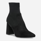 Botki damskie zamszowe na słupku Steve Madden Purify Bootie SM19000003-001 37 23 cm Czarne (8720236789815) - obraz 2