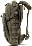 Сумка-рюкзак тактична 5.11 Tactical Rush MOAB 10 [186] Ranger Green (56964-186) (2000980535026) - зображення 6