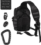 Рюкзак однолямковий Sturm Mil-Tec Tactical Black One Strap Assault Pack Small [019] Black (14059188) (2000980449781) - зображення 2