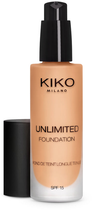 Podkład Kiko Milano Unlimited Foundation SPF 15 Neutral 40 trwały 30 ml (8025272913843)