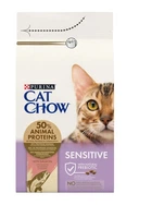 Сухой корм для кошек Purina Cat Chow Sensitive с лососем
