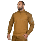 Рубашка боевая тактическая полевая износостойкая рубашка для силовых структур 7180(L) койот (SK-N7180(L)S) - изображение 1