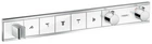 Наружная часть термостатического смесителя для ванны HANSGROHE RainSelect 15358400 белый/хром 5 потребителей