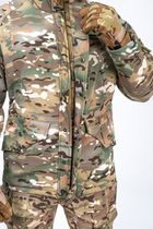 Тактичний військовий костюм HAN WILD G3 Multicam Куртка флісова Soft Shell Убакс та Штани із захистом колін XL Multicam HWM0026800-2 - зображення 3