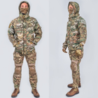 Тактичний військовий костюм HAN WILD G3 Multicam Куртка флісова Soft Shell Убакс та Штани із захистом колін XL Multicam HWM0026800-2 - зображення 4