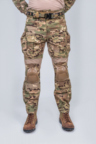 Тактический военный коcтюм HAN WILD G3 Multicam Куртка флисова Soft Shell Убакс и Штаны с Защитой колен 2XL Multicam HWM0026800-3 - изображение 10