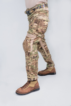Тактический военный коcтюм HAN WILD G3 Multicam Куртка флисова Soft Shell Убакс и Штаны с Защитой колен 2XL Multicam HWM0026800-3 - изображение 11