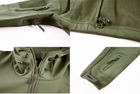 Тактична куртка Eagle Soft Shell JA-01 із флісом Green Olive S - зображення 4