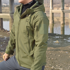 Тактическая куртка Eagle Soft Shell JA-01 с флисом Green Olive M - изображение 6