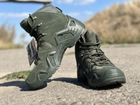 Тактические армейские берцы AK военные демисезонные берцы Tactic ботинки мужские Waterproof олива 43 размер (Berc-AK-olive-43) - изображение 1