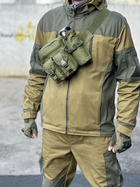 Тактическая сумка на пояс городская Tactical подсумок с карманом под бутылку Олива (1026-olive) - изображение 5