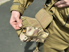 Аптечка підсумок на пояс з molle військова сумка - підсумок аптечка Tactic тактична армійська аптечка Мультикам (1025-multic) - зображення 5
