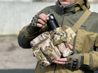 Тактическая сумка на пояс городская Tactical подсумок с карманом под бутылку Мультикам (1026-multicam) - изображение 5
