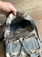 Однолямковий тактичний рюкзак Tactic міський військовий рюкзак 15 л Піксель (ta15-pixel) - зображення 10