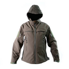 Армейская мужская куртка с капюшоном Soft Shell Оливковый XXL (99210) Kali - изображение 2