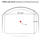 приціл Vortex Viper Red Dot 6 MOA (VRD-6) - изображение 6