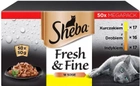 Mokra karma dla kota Sheba Fresh & Fine Drobiowe Smaki 50 x 50 g (4770608260286) - obraz 1