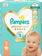 Pieluchy Pampers Premium Care Rozmiar 3 (6-10 kg) 78 szt (8006540857755) - obraz 1