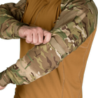 Сорочка бойова тактична польова зносостійка сорочка для силових структур 7082 (XXXL) Мультикам/Койот (OPT-30181) - зображення 8