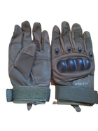 Тактические перчатки XL Олива - изображение 4