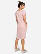 Sukienka T-shirt damska BeWear B050 86942 XL Pudrowy Róż (5902041193541) - obraz 2