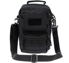 Тактическая сумка через плечо Tactic городская сумка наплечная Черный (9060-black) - изображение 7